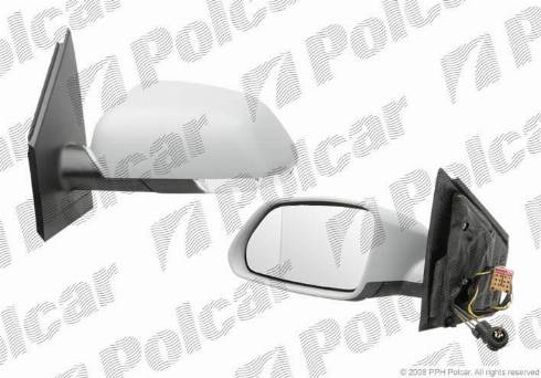 Polcar 9527512M - Зовнішнє дзеркало autocars.com.ua