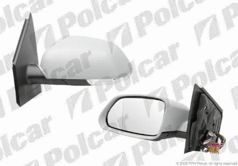 Polcar 9527515M - Зовнішнє дзеркало autocars.com.ua