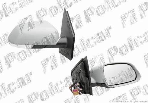 Polcar 9527525M - Зовнішнє дзеркало autocars.com.ua
