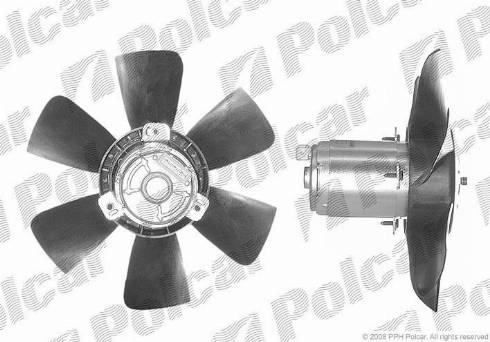 Polcar 953423U2 - Вентилятор, охолодження двигуна autocars.com.ua