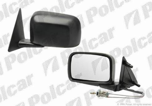 Polcar 9534512E - Зовнішнє дзеркало autocars.com.ua