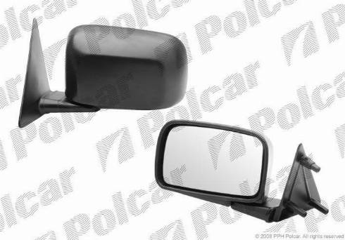Polcar 9534523M - Зовнішнє дзеркало autocars.com.ua