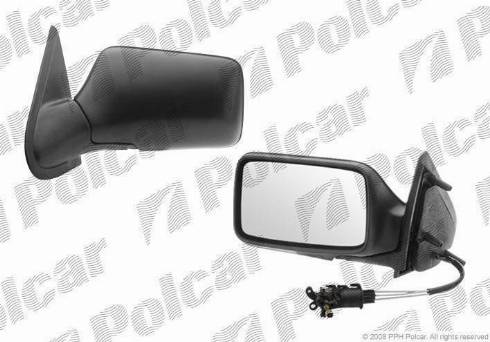 Polcar 9538511E - Зеркальное стекло, наружное зеркало autodnr.net