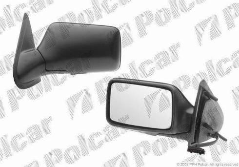 Polcar 9538516E - Зовнішнє дзеркало autocars.com.ua