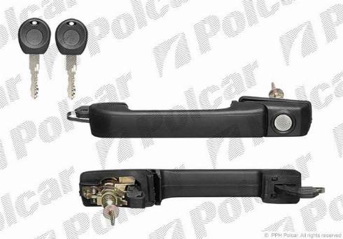 Polcar 9538Z-41 - Ручка двери avtokuzovplus.com.ua