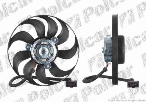 Polcar 954123U1 - Вентилятор, охлаждение двигателя autodnr.net