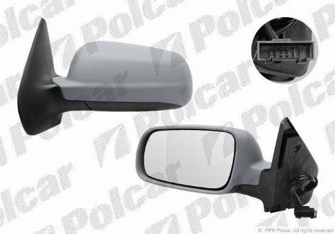 Polcar 9541529M - Зовнішнє дзеркало autocars.com.ua