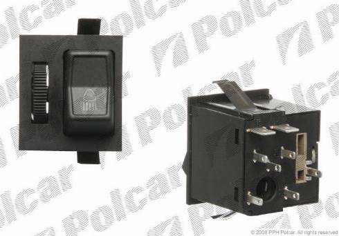 Polcar 9543P-10 - Выключатель, головной свет avtokuzovplus.com.ua