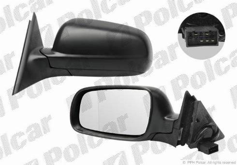 Polcar 9548516M - Покриття, зовнішнє дзеркало autocars.com.ua