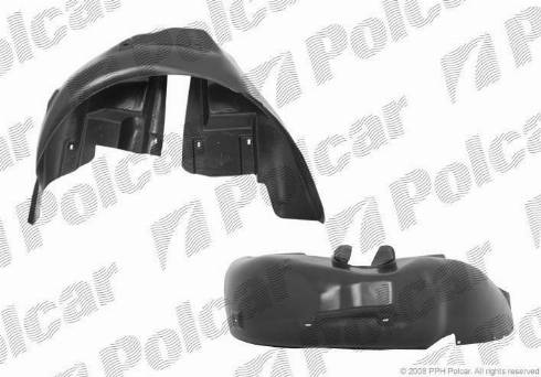 Polcar 9548FL-5 - Обшивка, колісна ніша autocars.com.ua