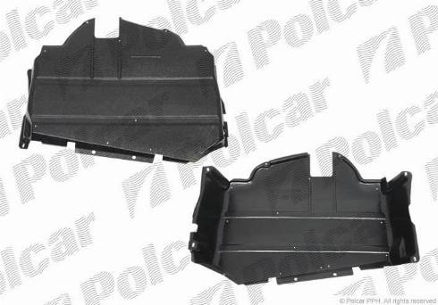 Polcar 9550346Q - Кожух двигуна autocars.com.ua