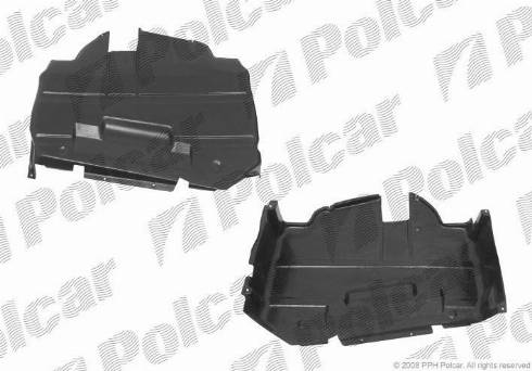 Polcar 955034-6 - Ізоляція моторного відділення autocars.com.ua