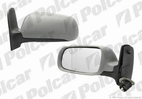 Polcar 9550511M - Зовнішнє дзеркало autocars.com.ua