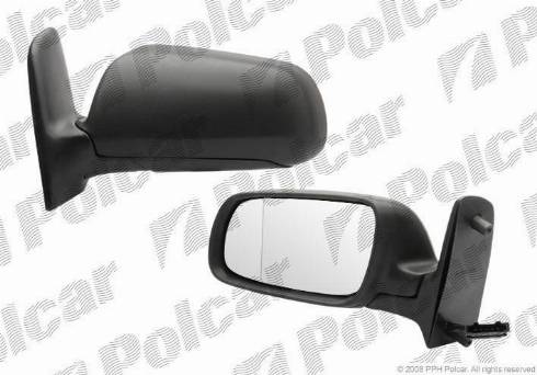 Polcar 9550524M - Зовнішнє дзеркало autocars.com.ua