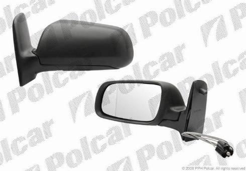 Polcar 955051-M - Зовнішнє дзеркало autocars.com.ua