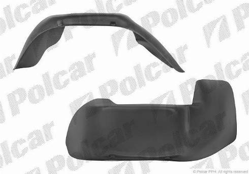 Polcar 9565FL-1 - Обшивка, колісна ніша autocars.com.ua