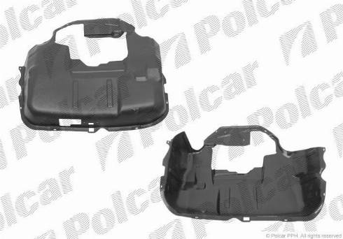 Polcar 9566346Q - Кожух двигуна autocars.com.ua