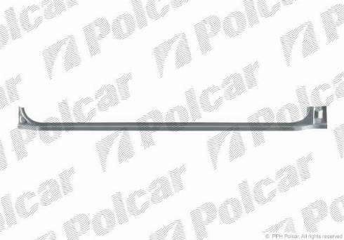 Polcar 9566422 - Підніжка, накладка порога autocars.com.ua
