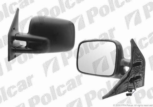 Polcar 9566513M - Зовнішнє дзеркало autocars.com.ua