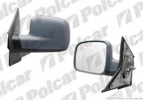 Polcar 9568511M - Зовнішнє дзеркало autocars.com.ua