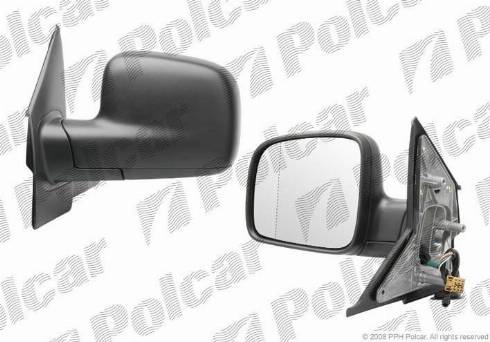 Polcar 9568514M - Зовнішнє дзеркало autocars.com.ua