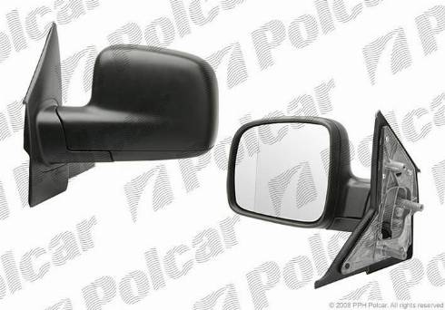 Polcar 956851-M - Наружное зеркало avtokuzovplus.com.ua