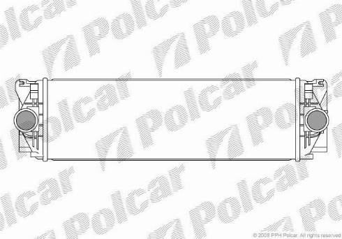 Polcar 9572J81X - Интеркулер autocars.com.ua