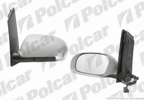 Polcar 9578514M - Зовнішнє дзеркало autocars.com.ua