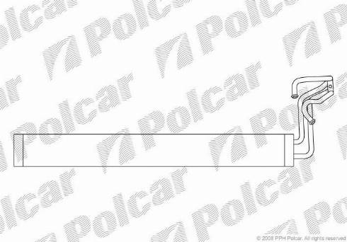 Polcar 9580L81X - Масляний радіатор, кермове управління autocars.com.ua