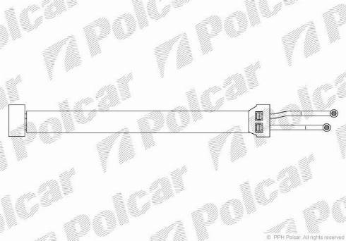 Polcar 9582L82X - Масляный радиатор, рулевое управление avtokuzovplus.com.ua