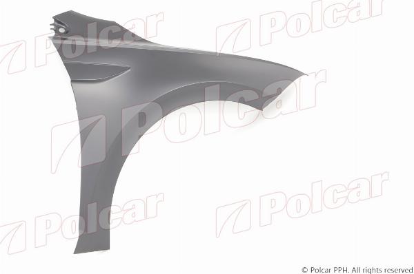 Polcar 95B102-J - Крило autocars.com.ua