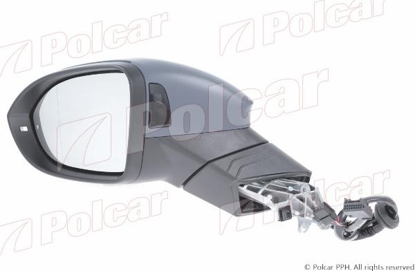 Polcar 95C3516S - Зовнішнє дзеркало autocars.com.ua
