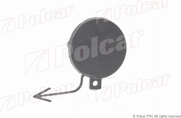 Polcar 95D10720 - Заслінка, буксирний гак autocars.com.ua