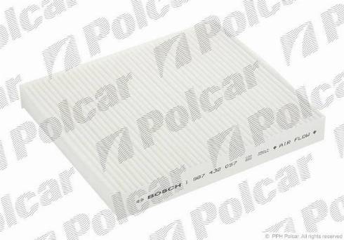 Polcar BS1987432057 - Фільтр, повітря у внутрішній простір autocars.com.ua