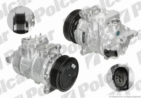 Polcar DCP02030 - Компресор, кондиціонер autocars.com.ua