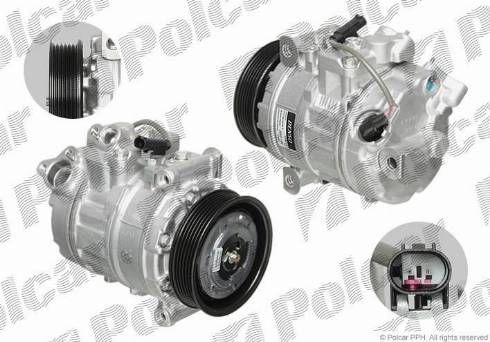 Polcar DCP05045 - Компрессор кондиционера avtokuzovplus.com.ua