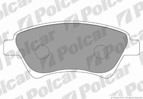Polcar S70-0040 - Гальмівні колодки, дискові гальма autocars.com.ua