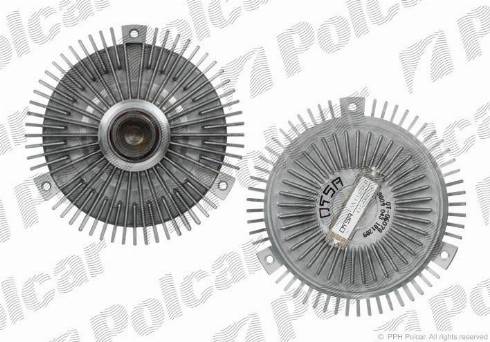 Polcar SV-6013 - Зчеплення, вентилятор радіатора autocars.com.ua