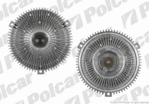 Polcar SV-6019S - Зчеплення, вентилятор радіатора autocars.com.ua