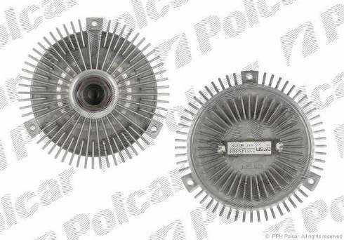 Polcar SV-6019 - Зчеплення, вентилятор радіатора autocars.com.ua