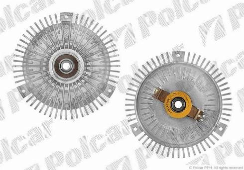 Polcar SV6039S - Зчеплення, вентилятор радіатора autocars.com.ua