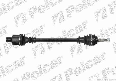 Polcar T49202A1 - Приводний вал autocars.com.ua