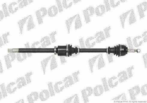 Polcar T49228 - Шарнирный комплект, ШРУС, приводной вал avtokuzovplus.com.ua