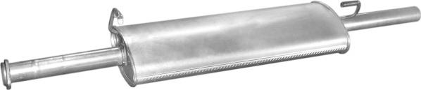 Polmo 08.343 - Середній глушник вихлопних газів autocars.com.ua