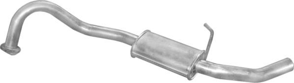 Polmo 12.197 - Глушник вихлопних газів кінцевий autocars.com.ua