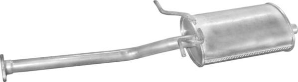 Polmo 14.121 - Глушник вихлопних газів кінцевий autocars.com.ua