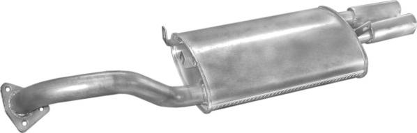 Polmo 14.57 - Глушник вихлопних газів кінцевий autocars.com.ua