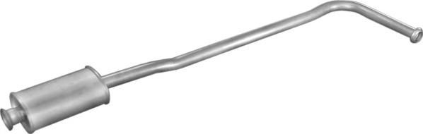 Polmo 21.27 - Середній глушник вихлопних газів autocars.com.ua