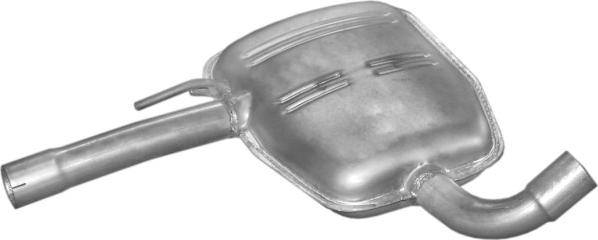 Polmo 30.129 - Середній глушник вихлопних газів autocars.com.ua