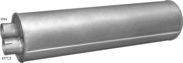 Polmo 61.07 - Глушник вихлопних газів кінцевий autocars.com.ua